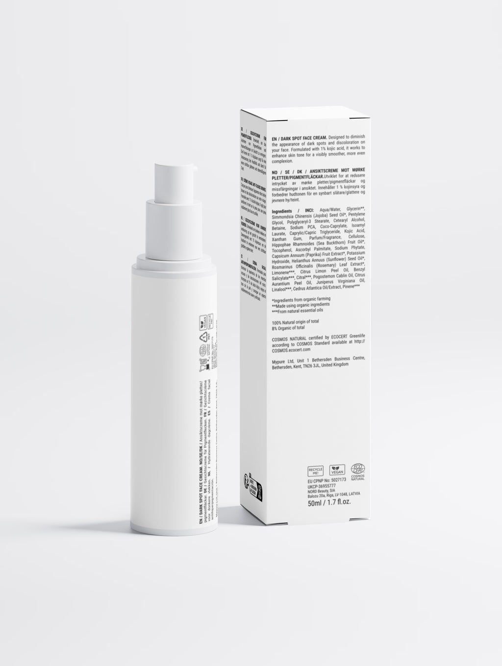 Crème anti-taches à l'acide kojique – 50 ml